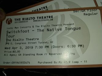 Switch foot tickets