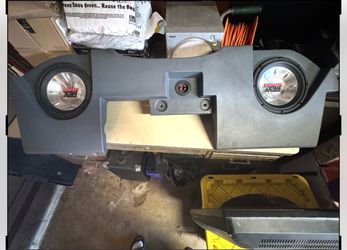 Custom MTX Audio Dual 10” Subwoofer Box - dodge truck