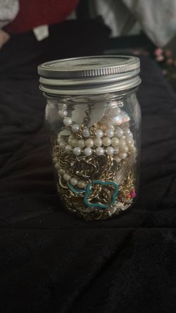 Gold Jewelry Jar