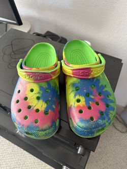 Tie Dye Crocs