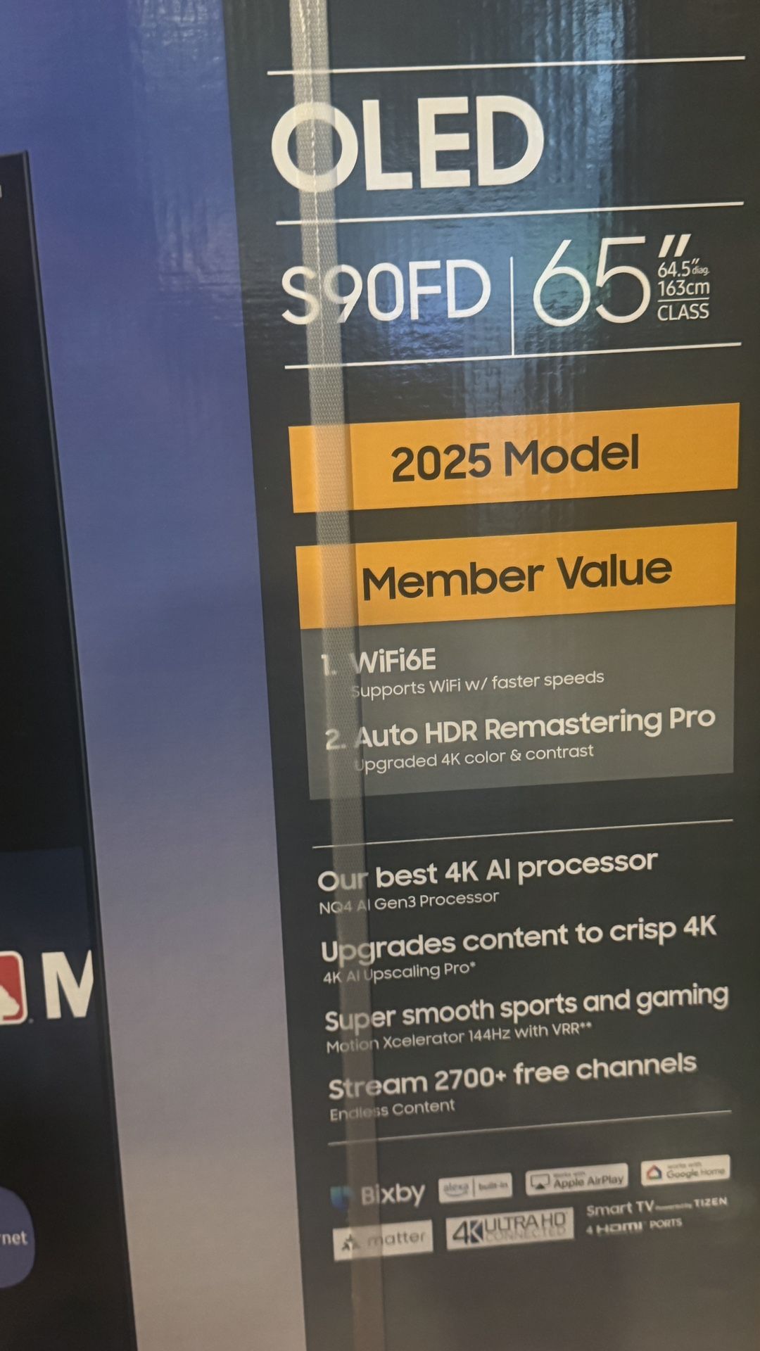 new in box oled samsung