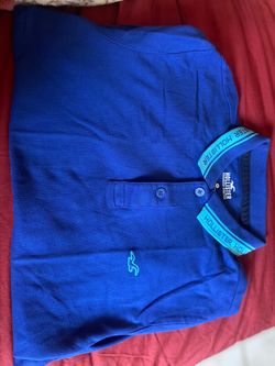 Hollister Blue Polo Shirt
