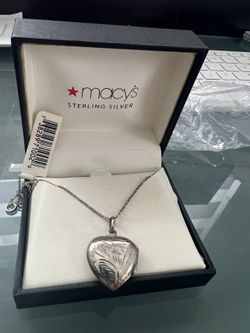 Sterling Silver Heart Locket