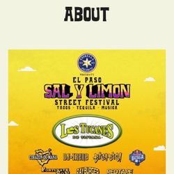 Sal Y Limon Concert - 1 Gen admission 
