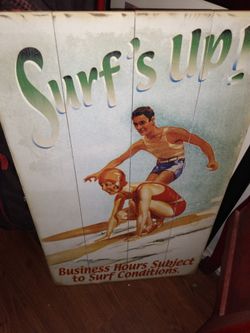 Surf sign beach sign $20