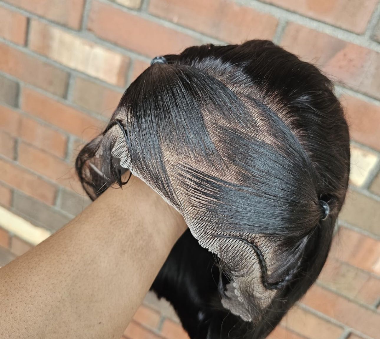 Glueless Styled Short Bob Wig Human Hair 13x4 Lace Front Braided Wigs For Black Women Straight Wear And Go Glueless Wigs Human Hair Pre Plucked Pre Cu