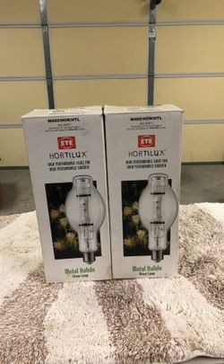 Hortilux m400 lamps metal halide grow lights.