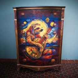 5 Drawer Tall Boy Dresser 