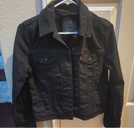 Levi's Black Denim Trucker Jacket XS