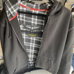 Motorcycle sweatshirt armor