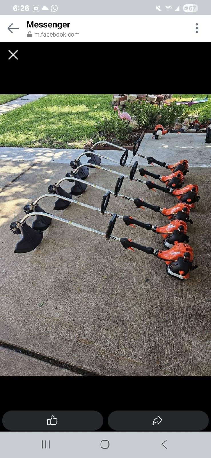 Echo Gt225 Weedeaters Like New/Como Nueva $110 Each Price Firm/ Cada Una Precio Firme