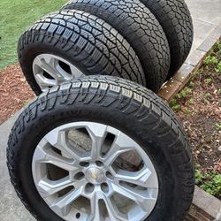 Chevy Silverado Tahoe Yukon rims GMC Sierra Denali Avalanche rines llantas Suburban rims Chevrolet Z71 4x4 rims tires trail boss rims Tires