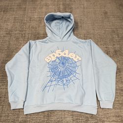 Light blue spider hoodie