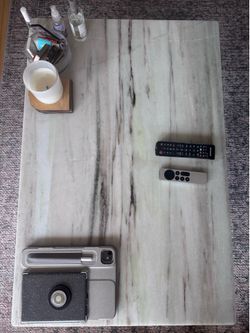 Marble coffee table