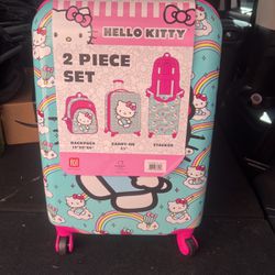 Hello Kitty Kids Luggage Set 