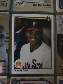 Sammy Sosa rookie card 1990 tops mint condition