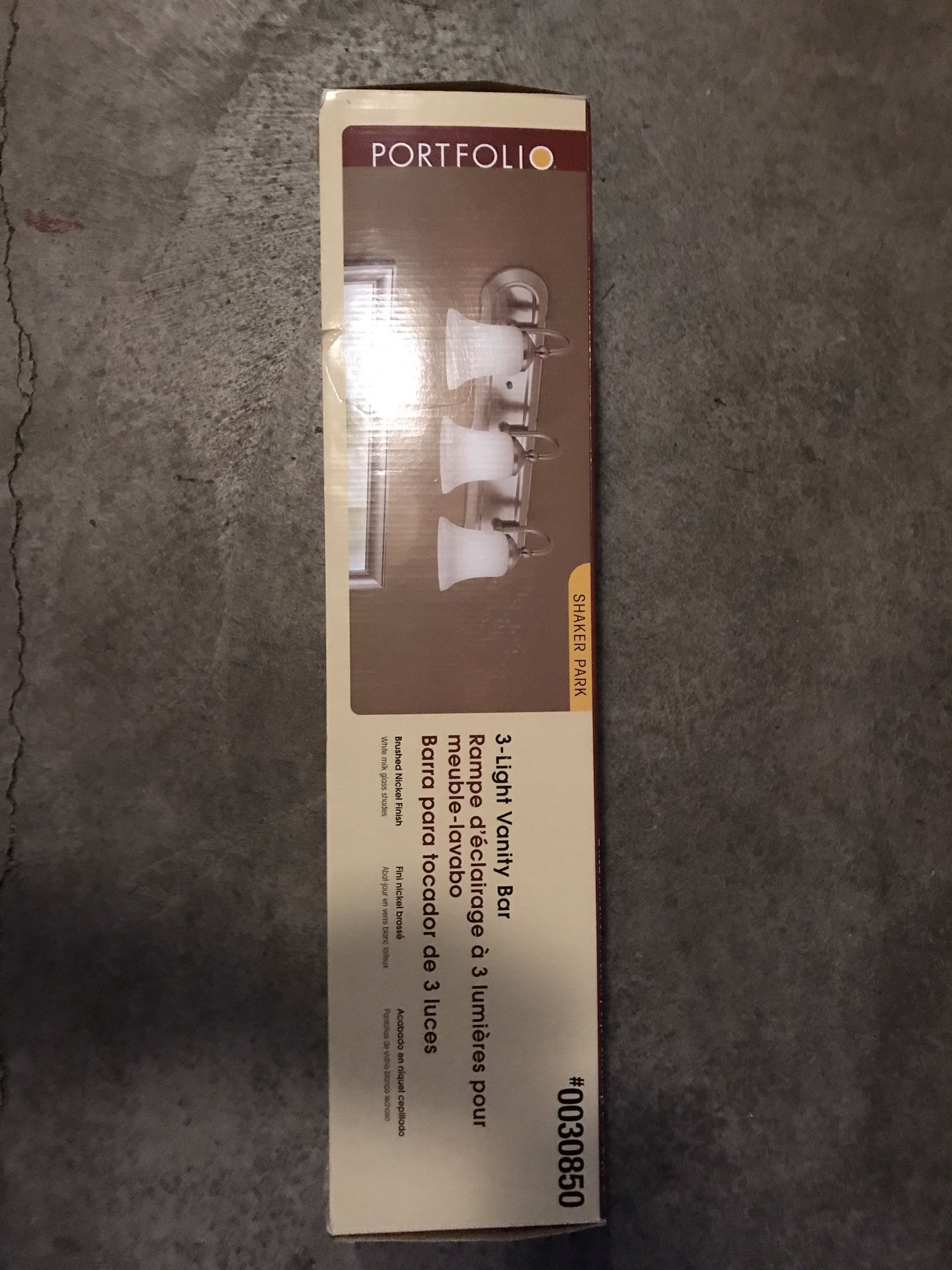 Portfolio 3 light Vanity Bar #0030850