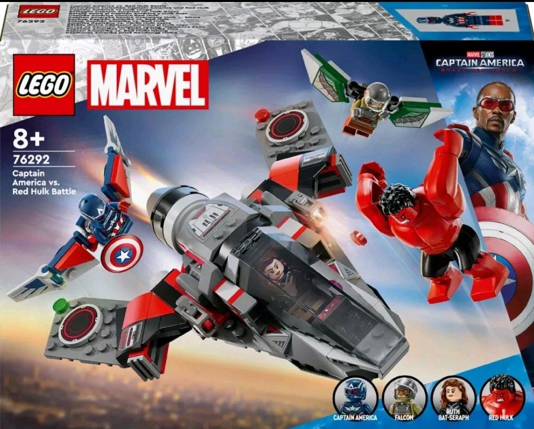 LEGO Marvel Captain America vs. Red Hulk Battle 76292 **READ DESCRIPTION**