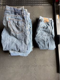 Levi’s Jeans Bulk Lot – 38 Pairs (Sizes 30–38) MUST BUY ALL