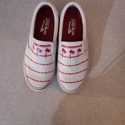 IN N OUT DRINK CUP CANVAS SLIP ONS