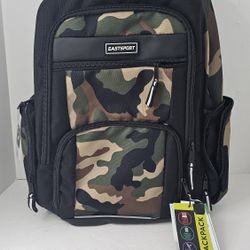 New EastSport 19" Camo Raptor Expander Backpack 