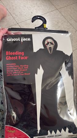 Ghost face costume kids