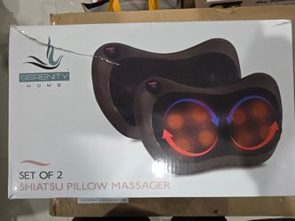 Serenity Home Shiatsu Pillow Massager Set of 2