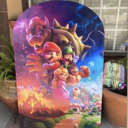 Mario's Backdrop Wall