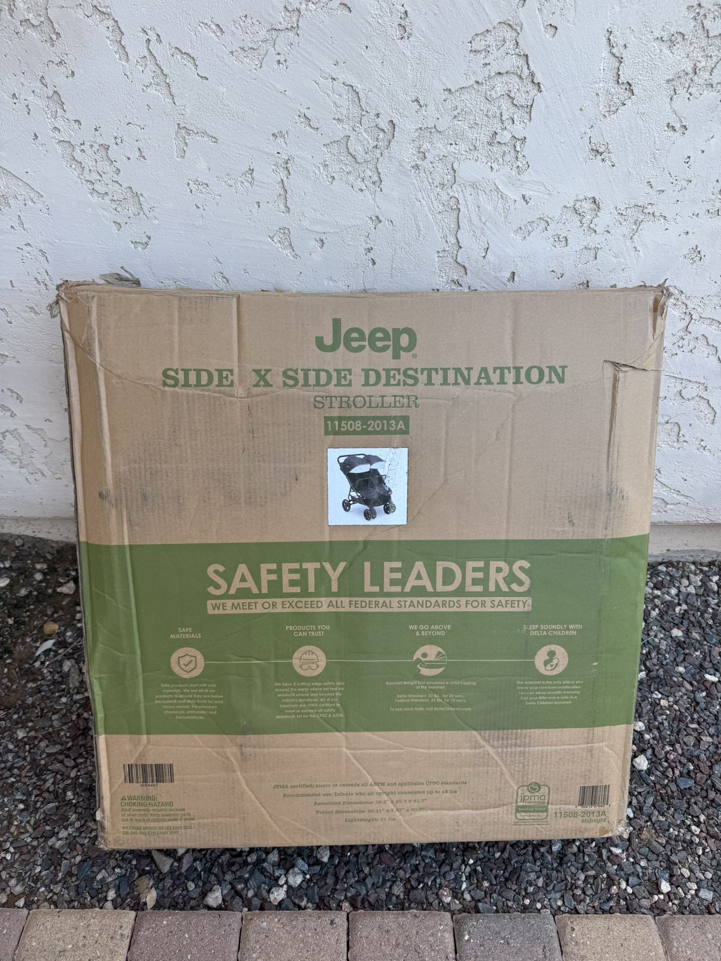 New! Jeep Destinations Double Stroller