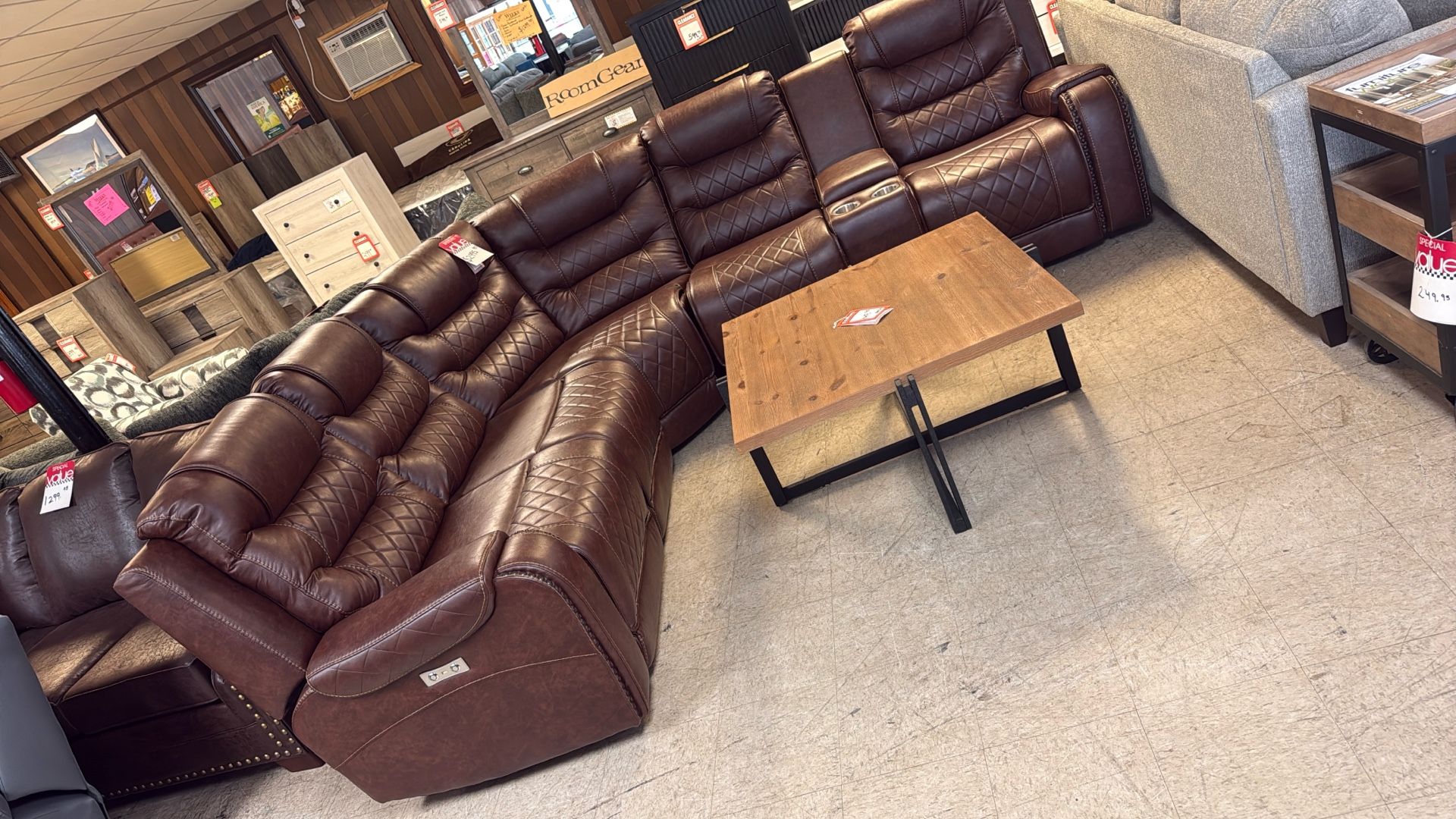 Brand new power sectional $3000