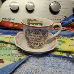 Comfort Queens Bones China Tea Cup And Saucer