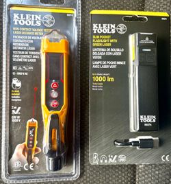 Klein Tools NCVT-6 Voltage Tester & 56074 Flashlight Bundle