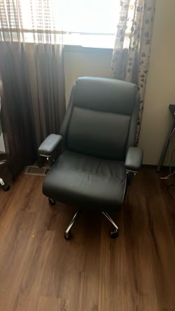 Dark grey office chair