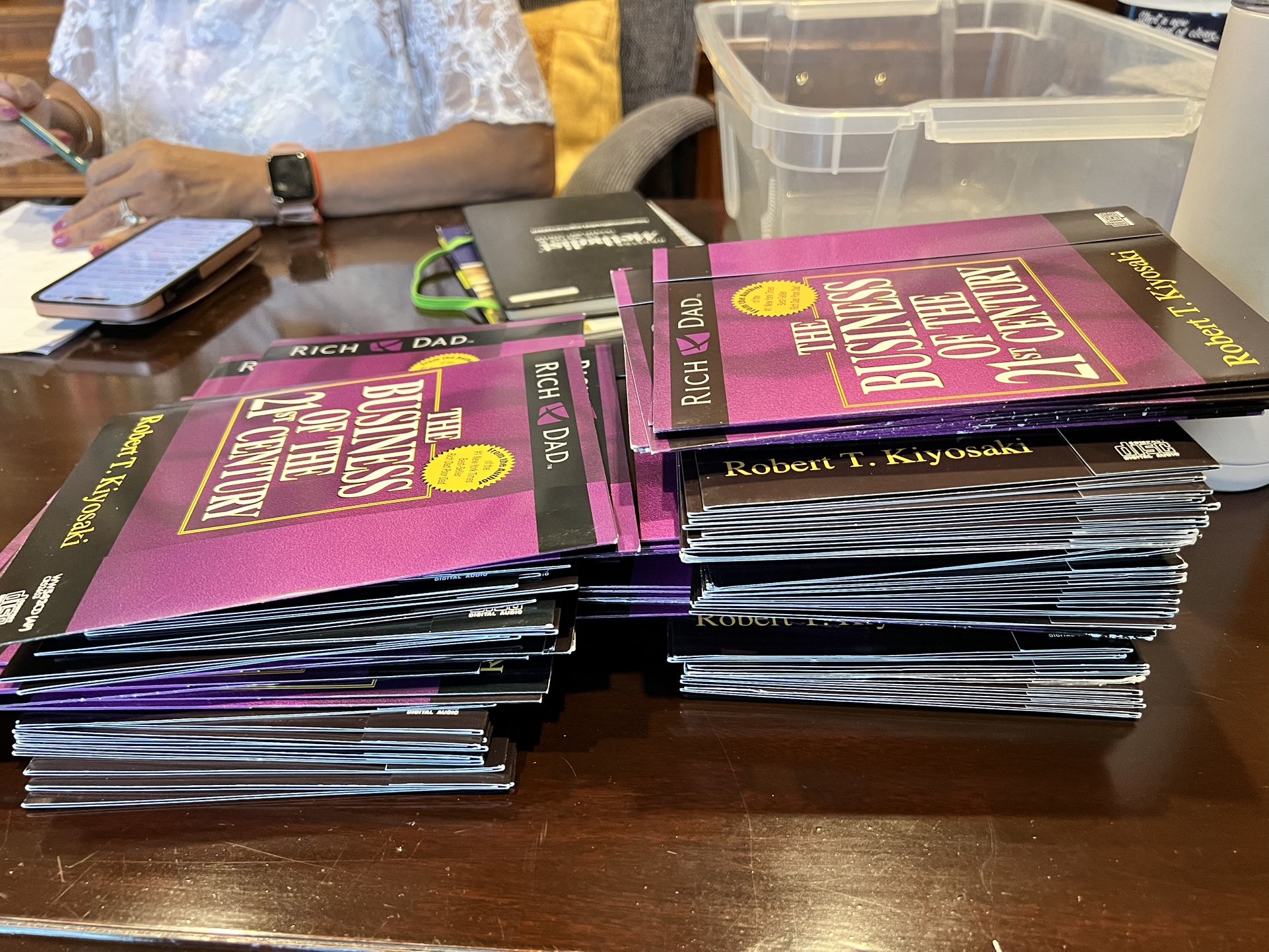 Rich Dad Poor Dad BUSINESS OF THE 21" CENTURY by Robert T. Kiyosaki Audio CDs For $2 Each Or $184 For All
