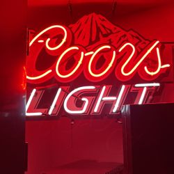 Coors Light Neon Sign
