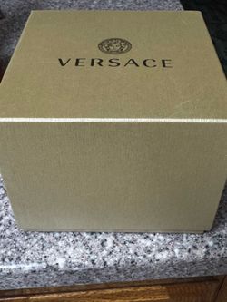 Versace Authentic presentation box Set with Dust Bag, Pillow & Manual (NO WATCH)