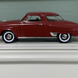 1:18 Scale 1950 Red Studebaker Champion 