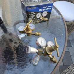 Double and a single regulator.