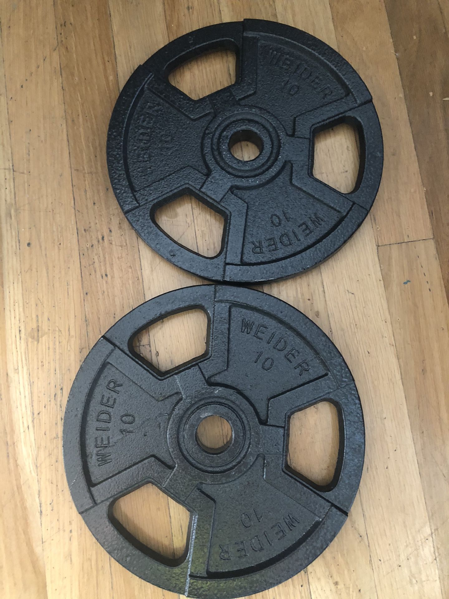 Brand NEW WEIDER 10 lbs weight 1” plates set of 2