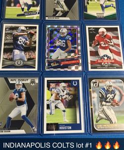 INDIANAPOLIS COLTS Lot #1 (9 Cards) 🔥🔥🔥 Jacob Eason Mosaic NFL Debut RC, Michael Pittman JR Foil, Jonathan Taylor & More!