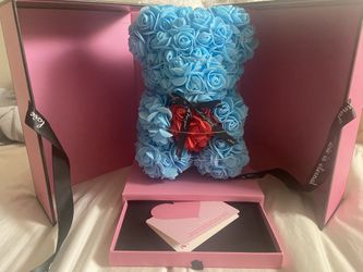 Valentines Teddy Forever Rose