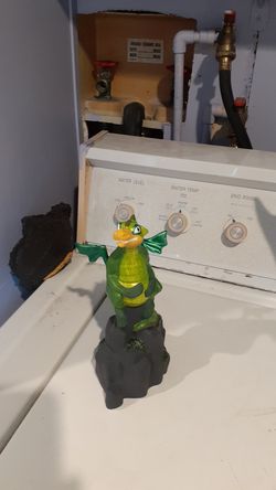 Hand painted adolescent dragon