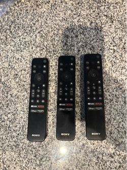 Sony Bravia remotes