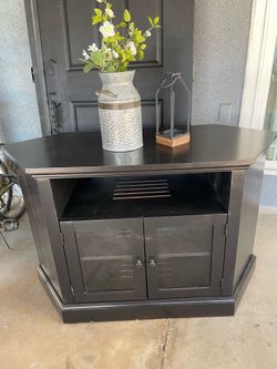 Black matte Shabby rustic solid wood multi purpose furniture- black - 48 inches wide / 20.5 inches deep/ 30 inches high