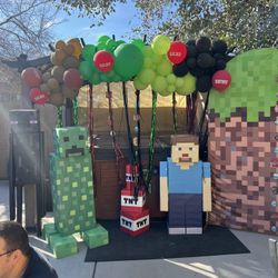 Free Minecraft Birthday Figures