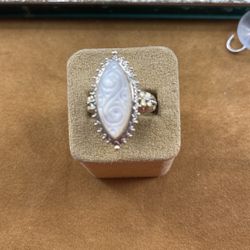 BARBARA BIXBY MOTHER OF PEARL RING 