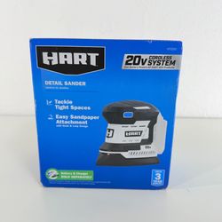 HART 20-Volt Cordless Detail Sander HPSD85  *Tool Only* NEW