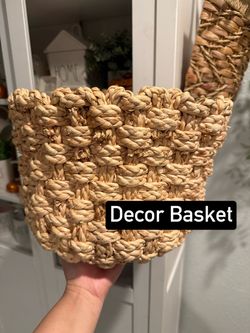 Decor boho basket