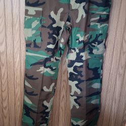 Military Woodland Camouflage Trousers