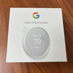 Google - Nest Smart Programmable Wifi Thermostat - Snow